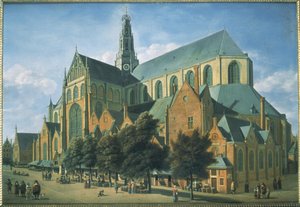 南東からの聖バボケルク 作： Gerrit Adriaensz Berckheyde